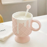 Ice Cream Cone Mug with Stirrer